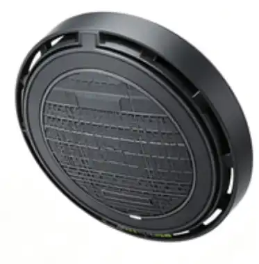 round cast iron manhole cover