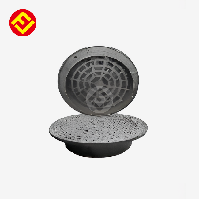 round cast iron manhole cover